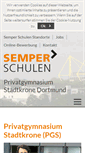 Mobile Screenshot of pgs-dortmund.de