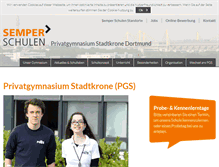 Tablet Screenshot of pgs-dortmund.de
